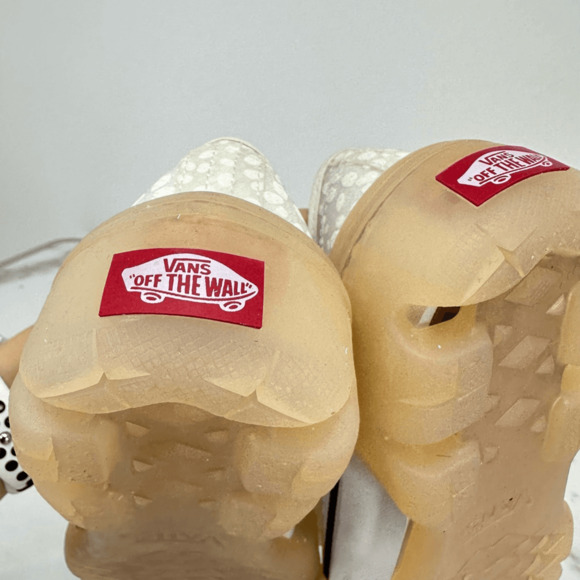 Vans Old Skool Tapered Modular Sneakers Mesh Polka Dot Cream Size 6 - Picture 13 of 14